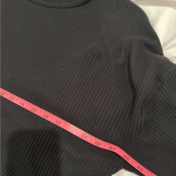 ASOS Maternity Batwing Ribbed Top in Black - Size US 2 - Picture 7 of 9